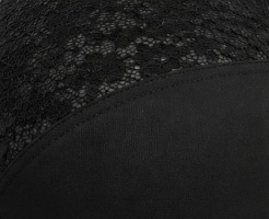 Black comfort bra